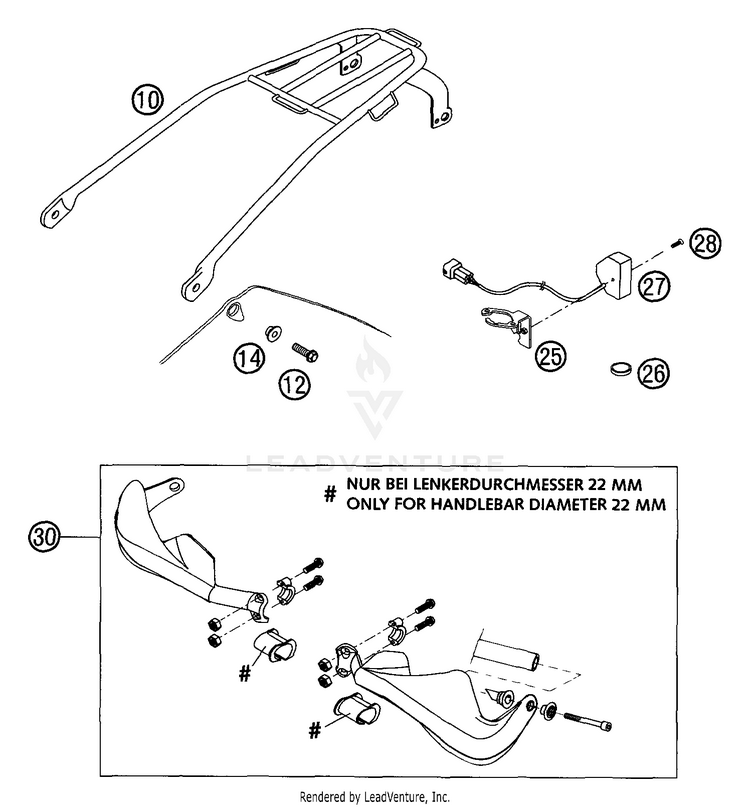 *Accessories 300 MXC Chassis - 2003 Schematic
