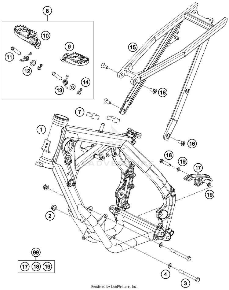 Frame 65 SX Chassis - 2015 Schematic