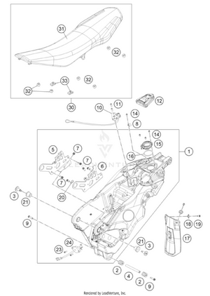 Tank, Seat Schematic