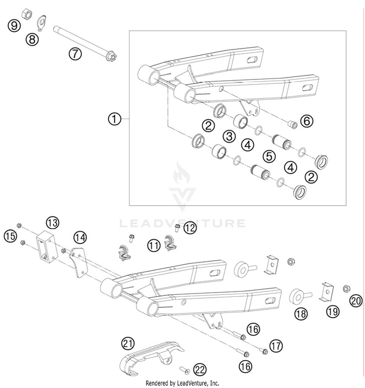 Swing Arm 50 SX Mini Chassis - 2011 Schematic