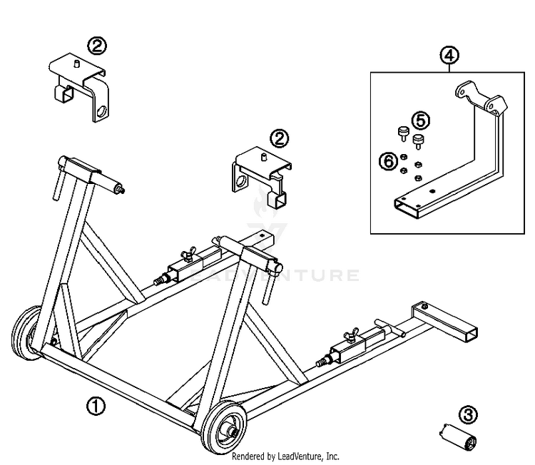 Special Tools 690 Supermoto Black Chassis - 2007 Schematic