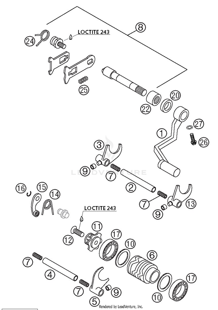 Shifting Mechanism Schematic