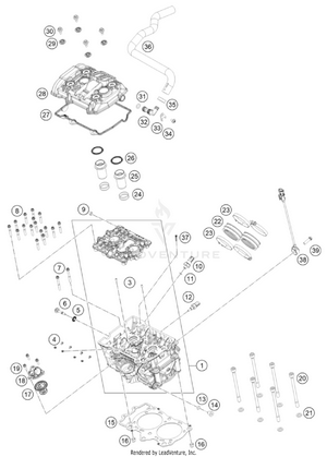 Cylinder Head Schematic