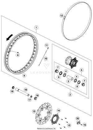 Front Wheel Schematic