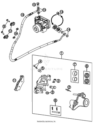 Break Caliper Rear Schematic