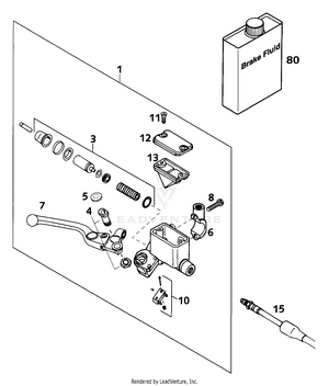 Hand Brake Cylinder Schematic