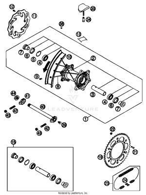 Rear Wheel Schematic