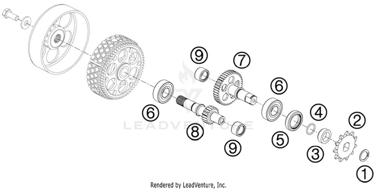 Trasmission 50 SX Mini Engine - 2011 Schematic