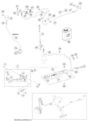 Rear Brake Control Schematic