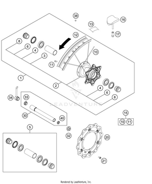 Front Wheel Schematic