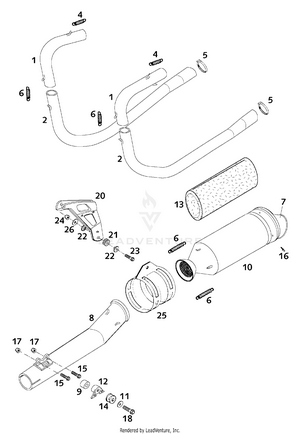 Pipes, Silencer Schematic