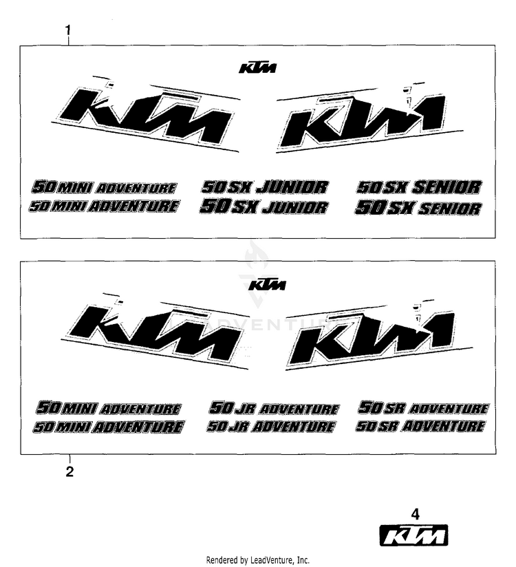 Decal 50 Mini Adventure Chassis - 2000 Schematic