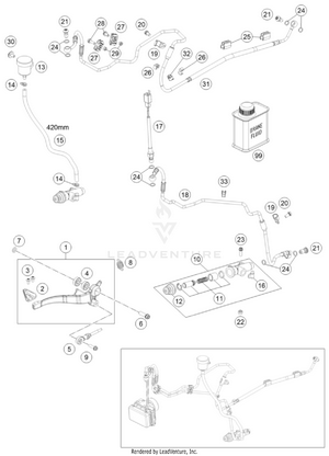 Rear Brake Control Schematic