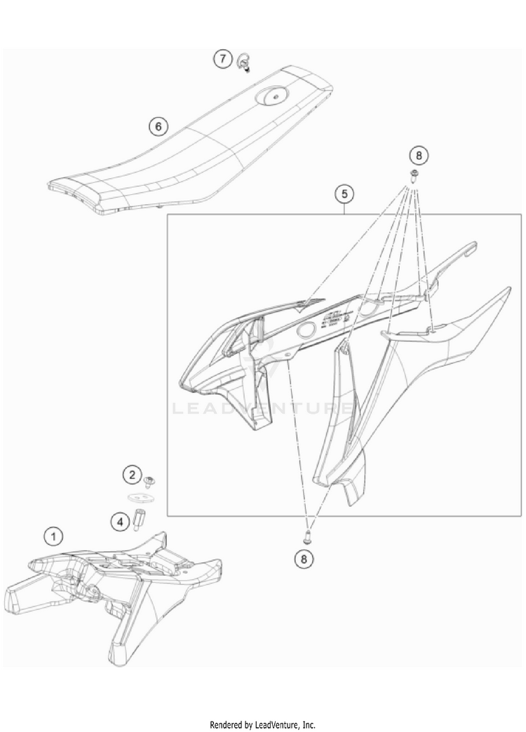 Tank, Seat Schematic