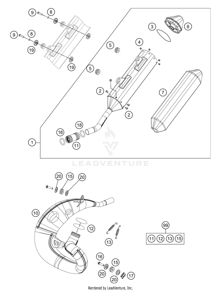 Exhaust System Schematic