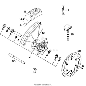 Front Wheel Schematic