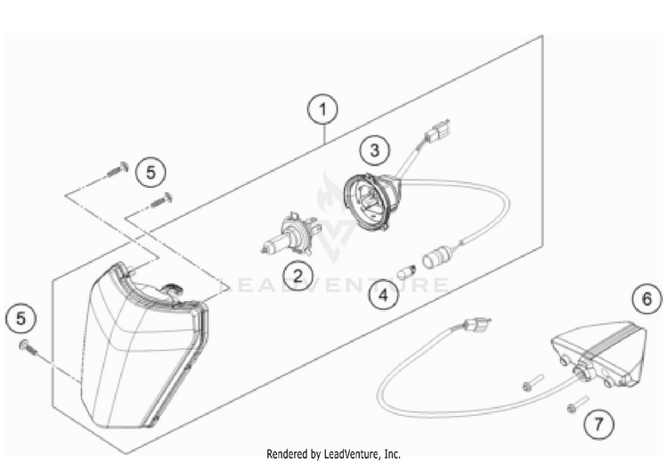 Lighting System 150 XC-W CHASSIS - 2023 Schematic