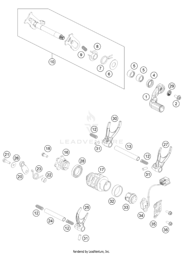 Shifting Mechanism Schematic