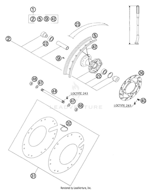 Front Wheel Schematic