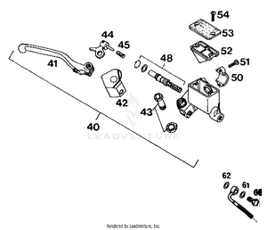 Handbrake Cylinder Schematic