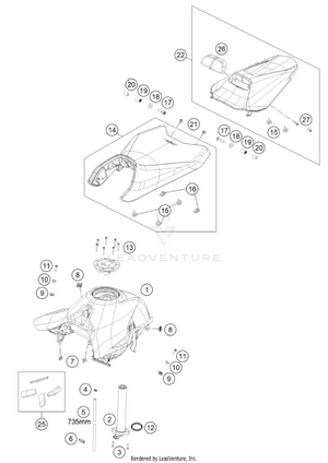 Tank, Seat Schematic