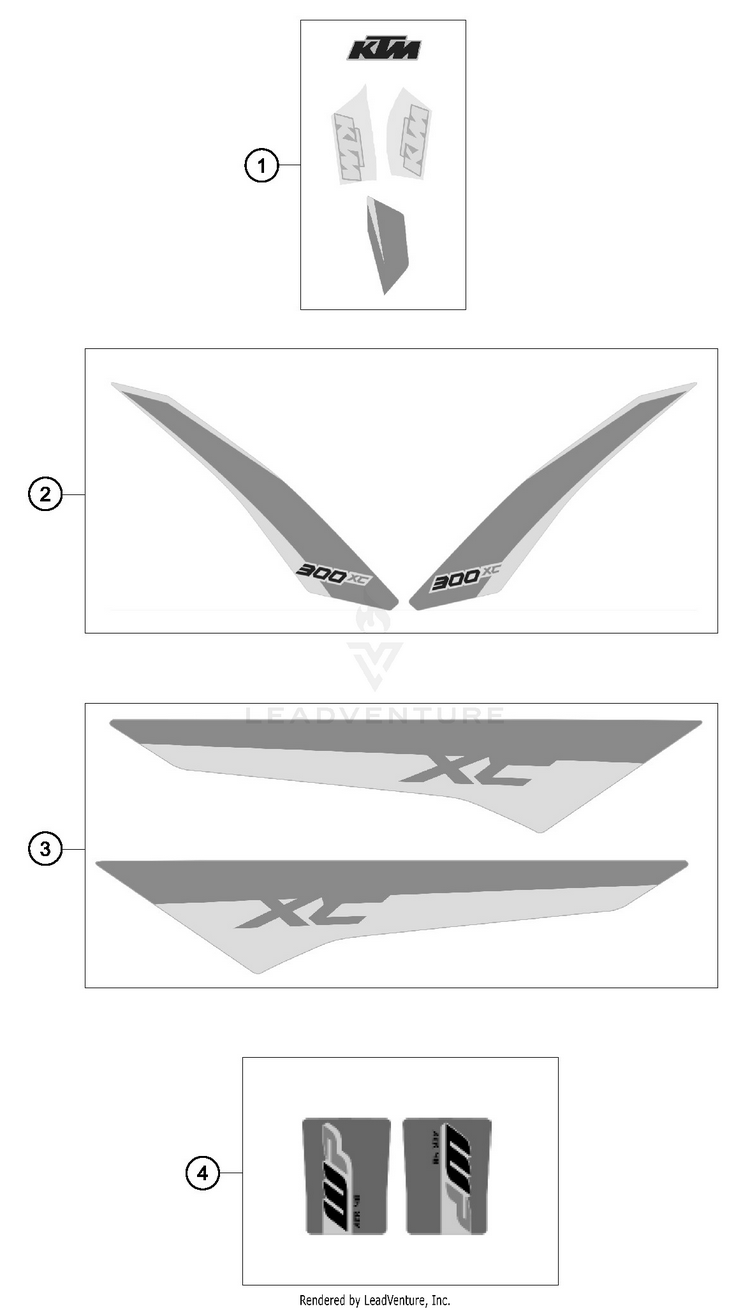 Decal 300 XC CHASSIS - 2017 Schematic