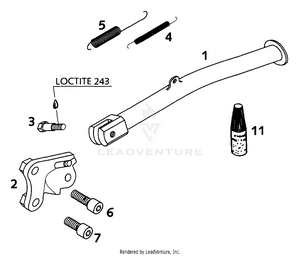 Side Stand Schematic