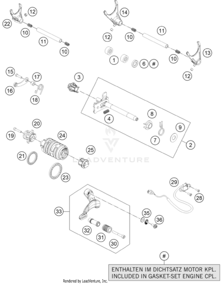 Shifting Mechanism Schematic