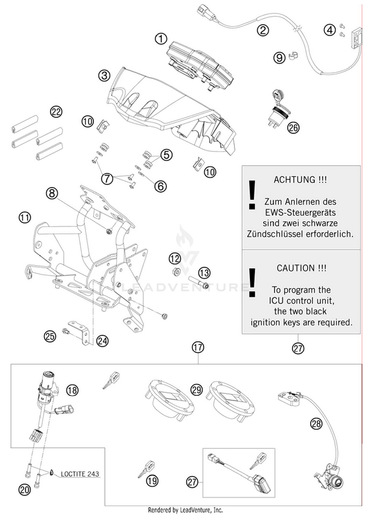 Instruments / Lock System Schematic