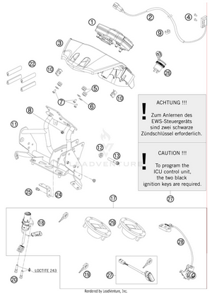 Instruments / Lock System Schematic