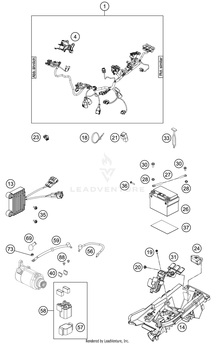 Wiring Harness 150 XC-W TPI CHASSIS - 2020 Schematic