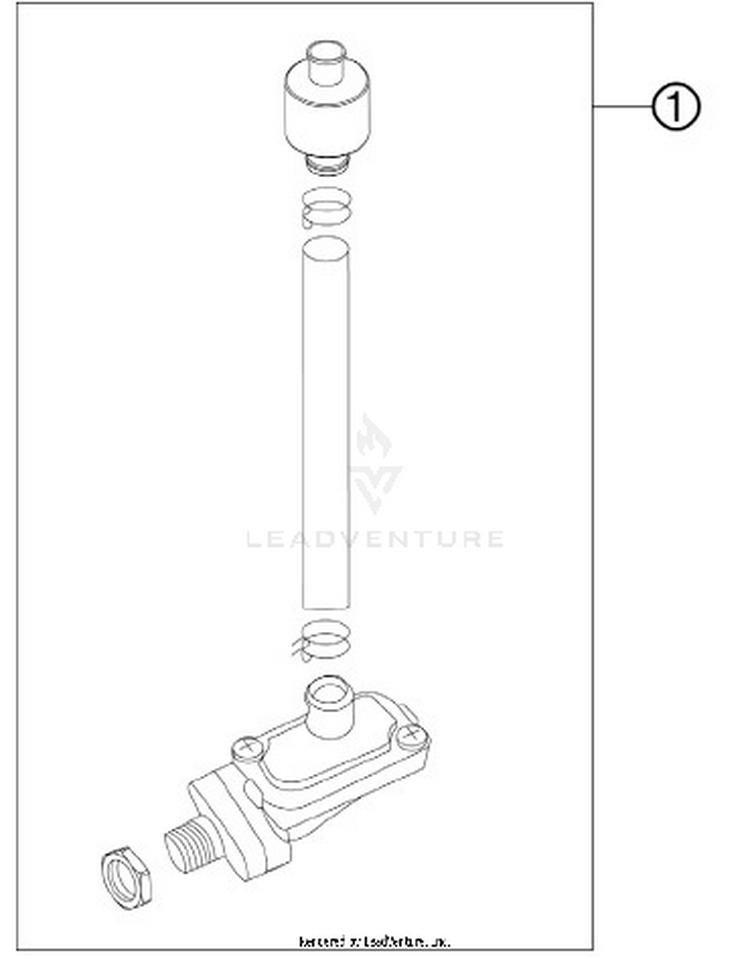 Secondary Air System Sas 500 EXC Engine - 2012 Schematic