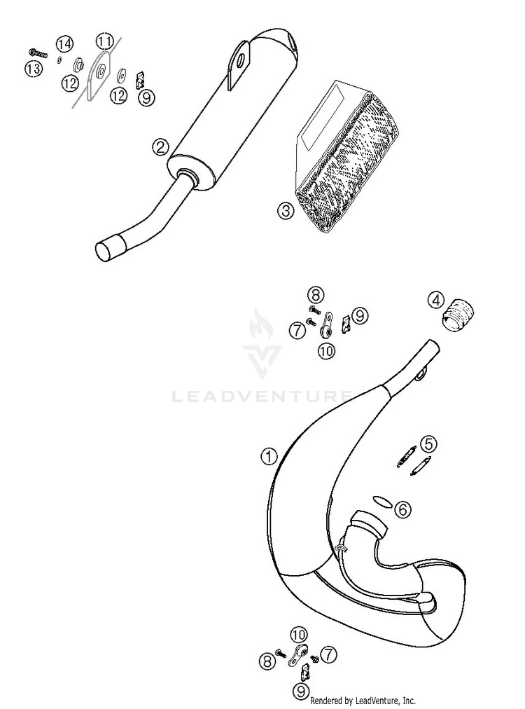 Exhaust System Schematic