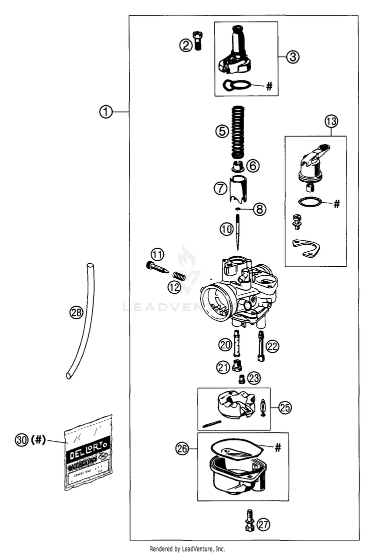 Carburetor Dellorto 14 Phva Ds Schematic