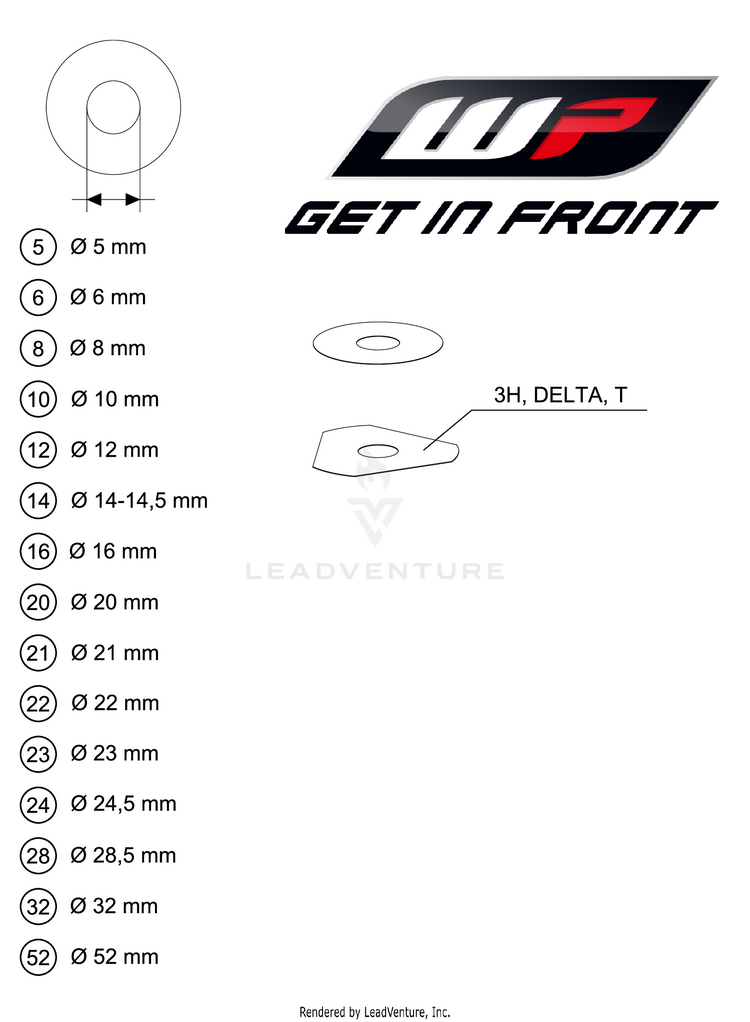Wp Shims For Setting 1290 SUPER ADVENTURE R CHASSIS - 2019 Schematic