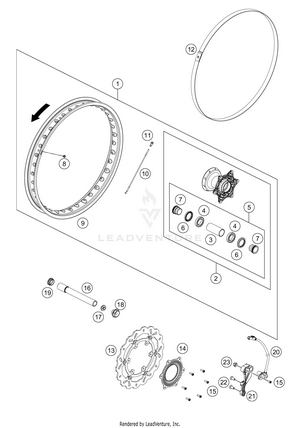 Front Wheel Schematic