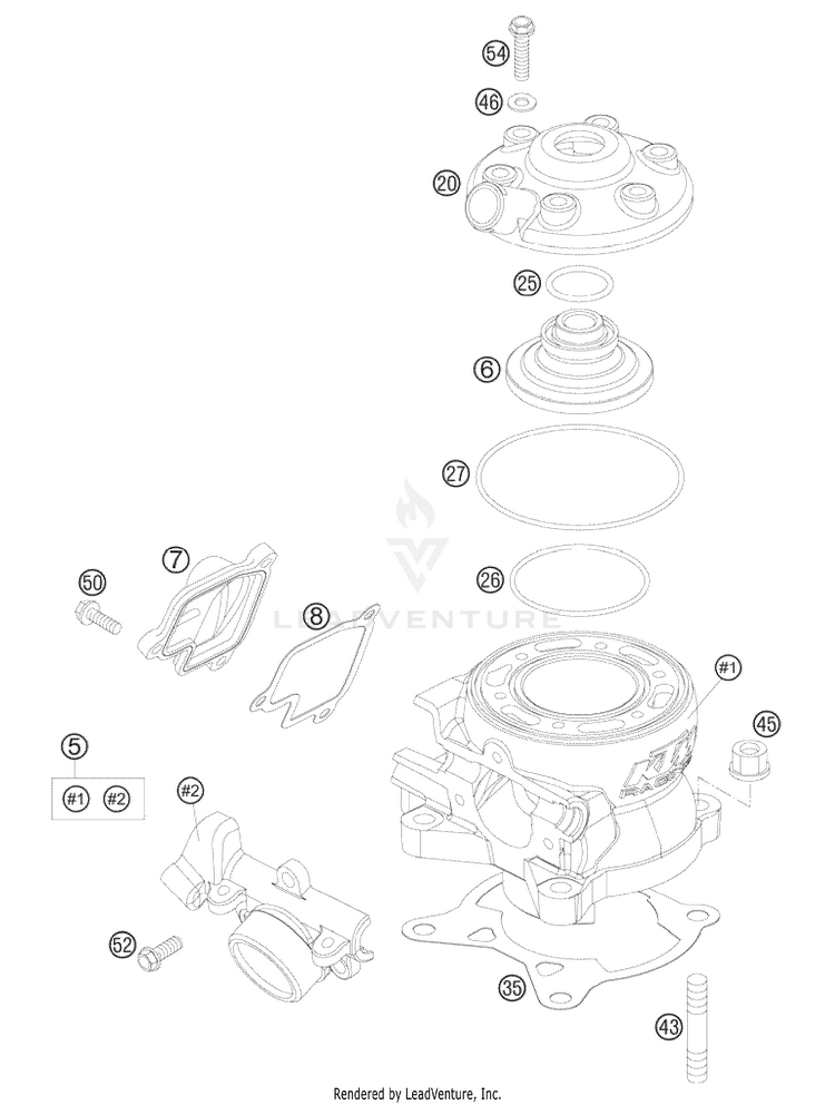 Cylinder 85 XC Engine - 2009 Schematic
