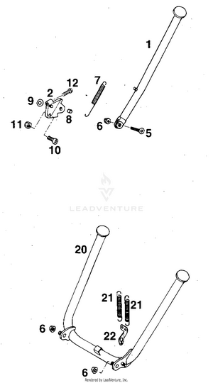 Side-and Centre Stand Schematic