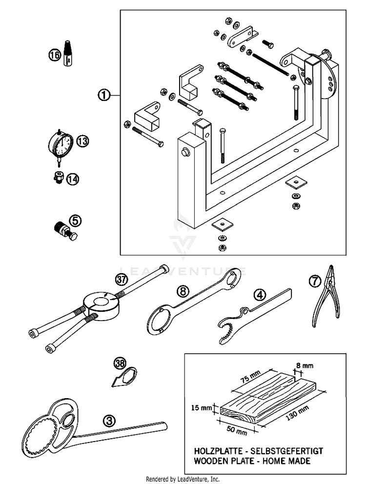 Special Tools 200 XC Engine - 2008 Schematic