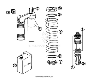 Monoshock Disassembled Schematic