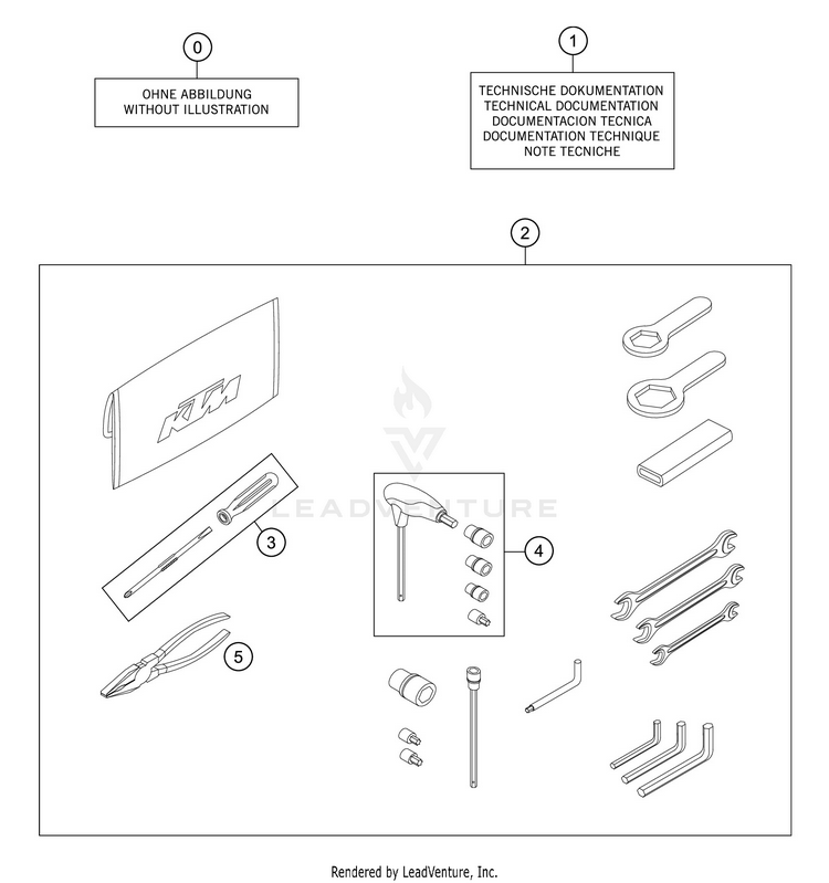 Seperate Enclosure 1290 SUPER ADVENTURE S SILVER CHASSIS - 2020 Schematic