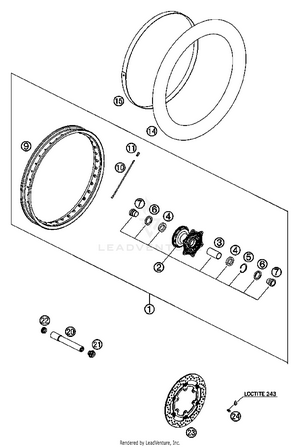 Front Wheel Schematic