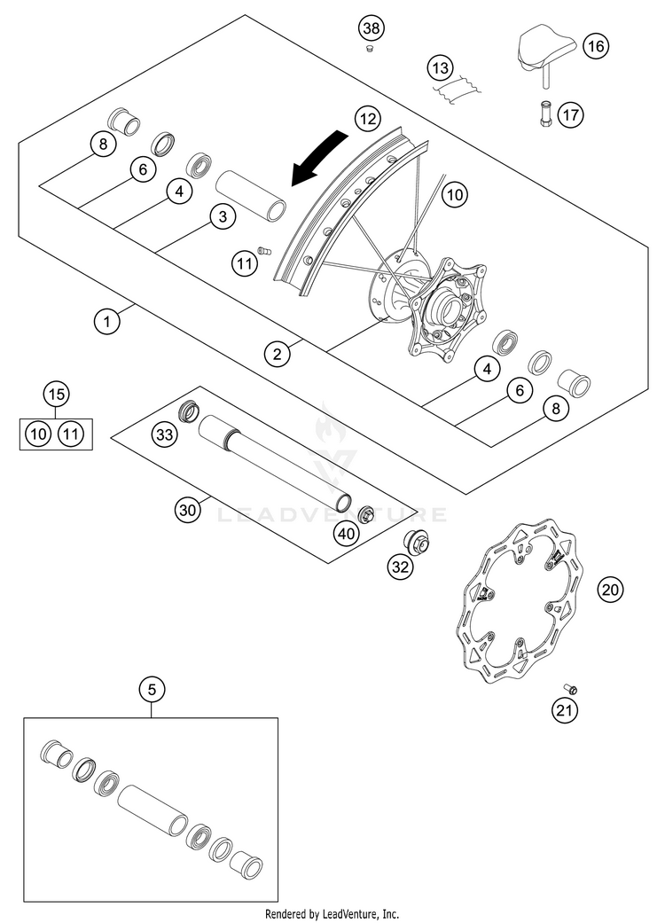 Front Wheel Schematic