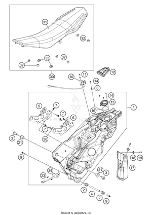 Tank, Seat Schematic