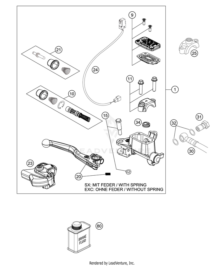 Front Brake Control Schematic