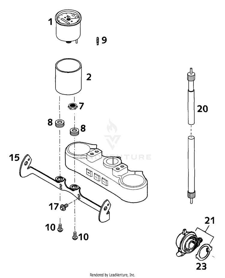 Speedometer Facomsa 200 EXC Chassis - 2001 Schematic