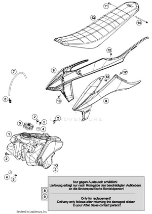 Tank, Seat Schematic