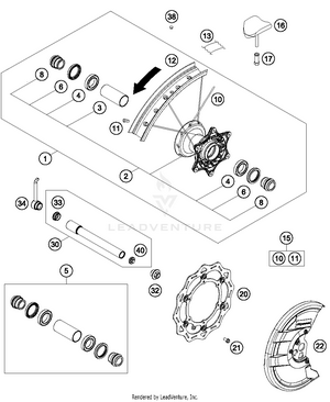Front Wheel Schematic