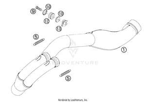 Exhaust Pipe Schematic