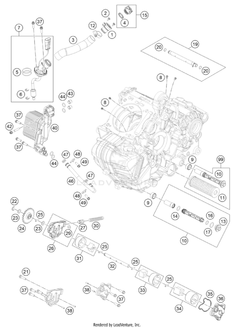 Lubricating System Schematic